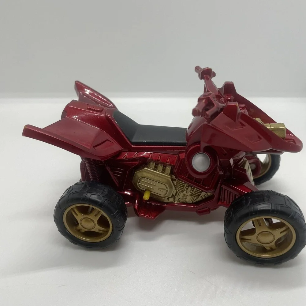 Iron Man Quad Motorcycle Action Figure‎ Vehicle Toy 2010 Marvel Hasbro C-2945A